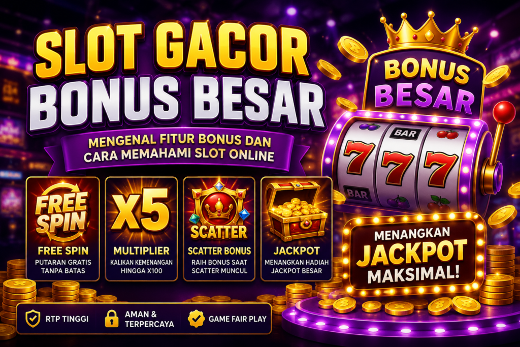 Slot Gacor Bonus Besar dan Fitur Bonus Slot Online Martabaktoto
