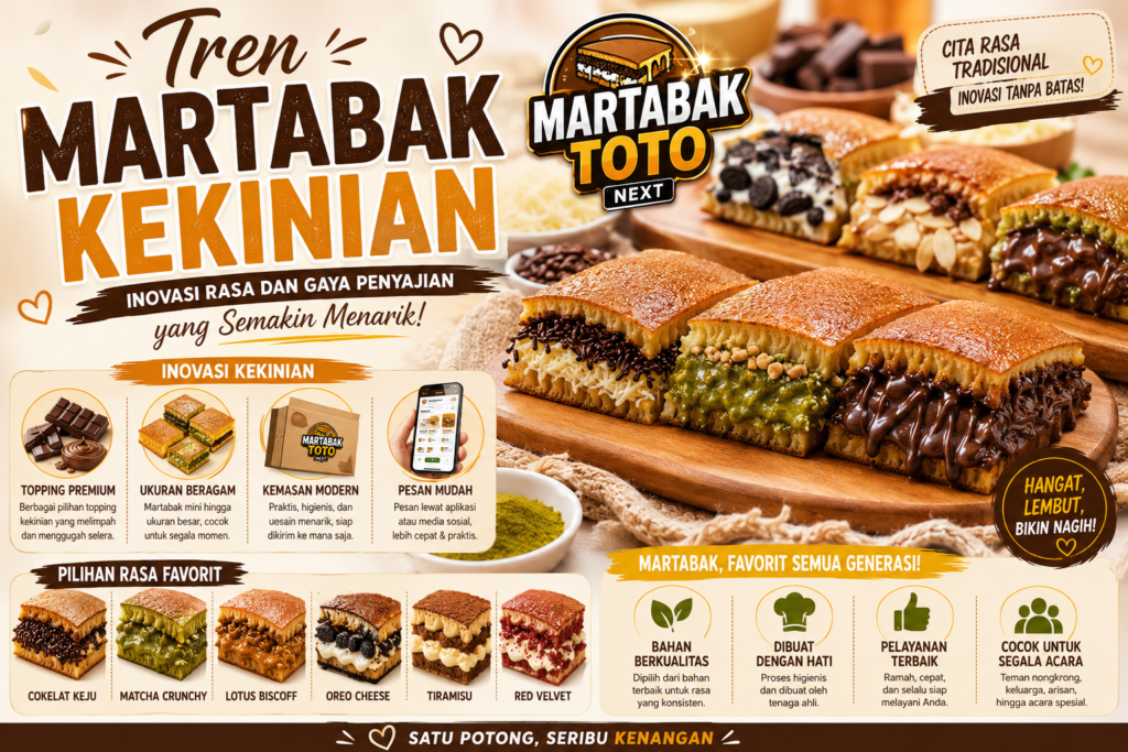 Tren MartabakToto Kekinian Inovasi Rasa dan Penyajian Modern